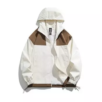 Новая верхняя одежда мужская хардшелл уличная весенняя ветрозащитная повседневная куртка с капюшоном для пар для мужчин S