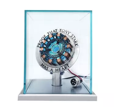 Новая версия Iron Man Arc Reactor MK1 со светодиодом Тони Старк - это сенсорное устройство без пульта дистанционного управления, полностью простой корпус с интерфейсом USB 11, легкий, чувствительный, синий