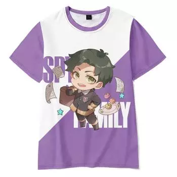 Новая версия Stitching Play House Q персонажей с 3D-печатью, свободная версия футболки с короткими рукавами XS