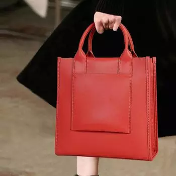 Новая вертикальная женская сумка с высококачественной текстурой Niche Commuter из натуральной кожи женская сумка через плечо