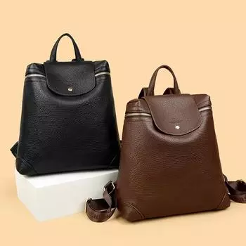 Новая весенне-летняя модная женская сумка из натуральной кожи большой емкости, модный рюкзак из коровьей кожи, женский повседневный рюкзак на одно плечо через плечо
