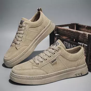 Новая весенне-летняя мужская обувь, мягкие туфли на каблуке, мужская модная красивая корейская версия всех модных туфель 39