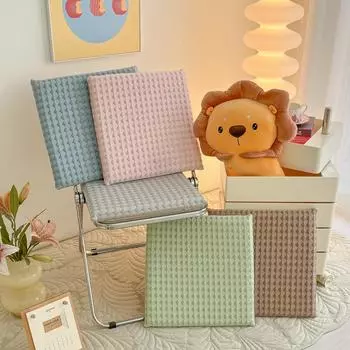 Новая весенне-летняя прохладная подушка для стула 40x40 см 1 шт. Подушка для сиденья офисного компьютера 40x40cm серый