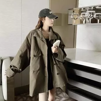 Новая весенне-осенняя повседневная куртка, топ, тренчкот S