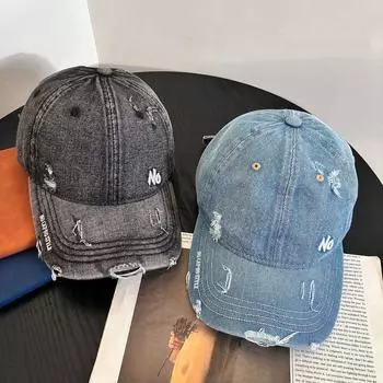 Новая весенне-осенняя универсальная ретро-поношенная старая потертая бейсболка женская уличная трендовая кепка модная мужская M56-58cm