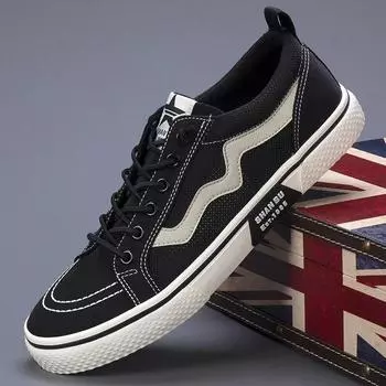 Новая весенняя мужская вулканизированная обувь, модная красная мужская парусиновая повседневная обувь, мужские нескользящие дышащие туфли на плоской подошве, Zapatillas Hombre 42