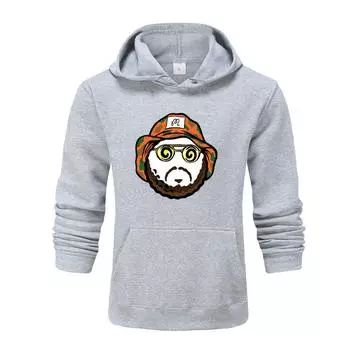 Новая весенняя, осенняя, зимняя дизайнерская одежда с принтом, мужская толстовка с капюшоном в стиле хип-хоп, пуловер большого размера, пуловеры с капюшоном для пар S белый