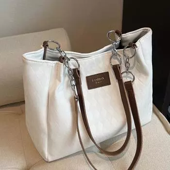 Новая весенняя сумка высокого класса sense нишевая сумка большой вместимости женская сумка 2024 года класс сумка для поездок на работу универсальная сумка через плечо чёрный