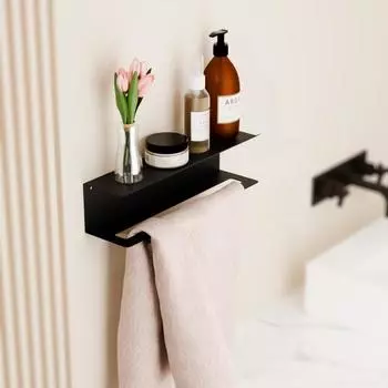 Новая вешалка для хранения полотенец в ванной Стильная и простая настенная вешалка для полотенец Вешалка для хранения полотенец в ванной и спальне