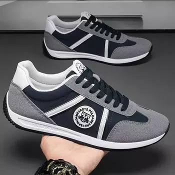 Новая весна 2024 года, мужские кроссовки для бега без застежек, повседневные рабочие кроссовки Forrest Gump Dad Shoes, классическая легкая дышащая спортивная обувь в стиле ретро 44 белый