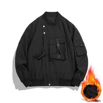 Новая ветрозащитная уличная модная бейсбольная куртка для мужчин, осенняя повседневная уличная куртка больших размеров