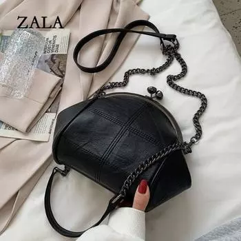 Новая винтажная сумка с двумя ремнями и замком, сумки на цепочке, женские сумки через плечо, сумка через плечо из искусственной кожи, женские сумки, кошельки 18cmx15cmx5cm красный