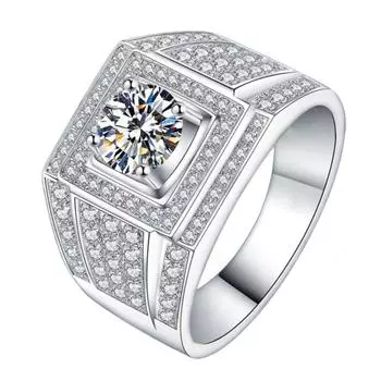 Новая властная группа инкрустированное мужское кольцо с бриллиантом Роскошная группа инкрустированное кольцо 12