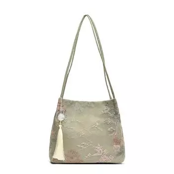 Новая вместительная сумка через плечо в китайском стиле в иностранном стиле, женская новая летняя модная сумка-тоут с вышивкой