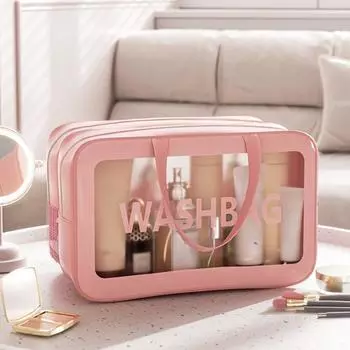 Новая вместительная сумка для влажных и сухих туалетных принадлежностей, водонепроницаемая сумка для хранения для плавания, портативный органайзер для ухода за кожей, сумка для мытья, пляжная сумка M