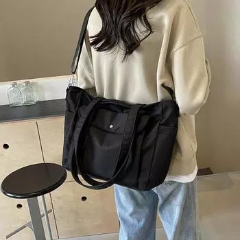 Новая вместительная водонепроницаемая нейлоновая сумка Butot для занятий, сумка на одно плечо для поездок на работу, сумка через плечо для компьютера