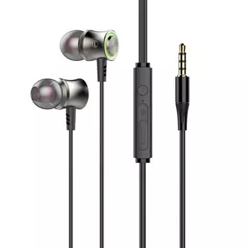 Новая внутриканальная металлическая сабвуферная проводная музыкальная гарнитура для киберспортивных игр