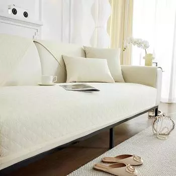 Новая водонепроницаемая диванная подушка с антипригарным мехом, универсальный универсальный простой современный нескользящий мочестойкий чехол для дивана, тканевый чехол 70*70cm