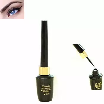 Новая водостойкая подводка для глаз, быстросохнущая жидкая подводка для бровей, долговечная косметика, цветной натуральный косметический крем для глаз, тени для век чёрный