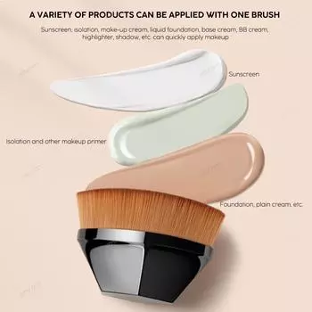 Новая волшебная кисть для макияжа, косметическая пудра, кисти для румян для лица, портативная профессиональная кисть для тональной основы, большая косметическая мягкая основа для макияжа