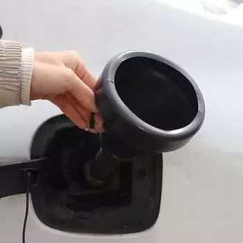 Новая воронка для заправки с сетчатым фильтром, носик для масла, воды, топлива, бензина, дизельного топлива для автомобиля, мотоцикла, велосипеда, грузовика чёрный