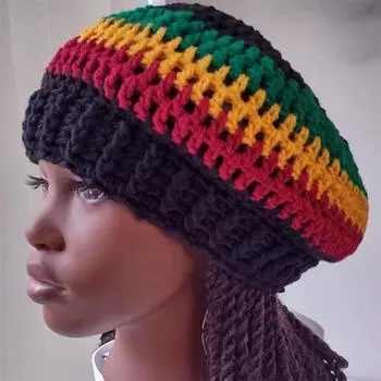 Новая вязаная крючком рожковая коса для вечеринки на Хэллоуин, смешная шляпа для родителей и детей Adult 57-59cm