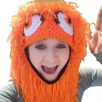 Новая вязаная крючком шапка эльфа, шапка эльфа для родителей и детей, модная рождественская шапка Adult 57-59cm