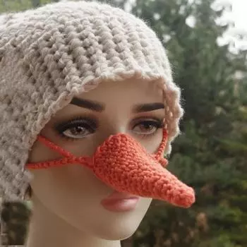 Новая вязаная крючком шапка-череп для взрослых с ушками кошки и черепом about 6cm in diameter