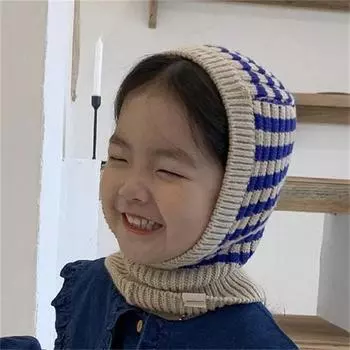 Новая вязаная крючком шапка-пуловер унисекс ручной работы, модная шапка-бини в уличном стиле для взрослых children 48-54cm [excluding standard]