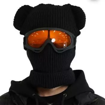 Новая вязаная крючком шапка в форме саламандры, милая, модная и персонализированная детская и взрослая шапка Adult 57-59cm [without ski goggles]