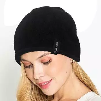 Новая вязаная шапка из пряжи с закрученным краем, мужская и женская вязаная шапка