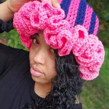 Новая вязаная вручную шапка рыбака в полоску, подходящая по цвету для взрослых, шапка-пуловер, шапка-ушанка adult 57-59cm