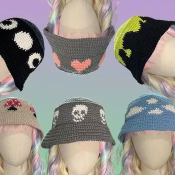 Новая вязаная вручную шапка рыбака в полоску, подходящая по цвету для взрослых, шапка-пуловер, шапка-ушанка