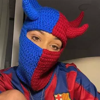 Новая вязаная вручную шерстяная шапка из цветного допаминового кружева, рыболовная шапка Adult 57-59cm