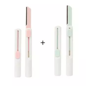 Новая выдвижная бритва для бровей, триммер для бровей, женские лезвия для бровей, лезвия для косметической красоты, инструменты для макияжа, бритва для лица