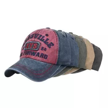 Новая вышитая нашивка с алфавитом, постиранная старая бейсболка, кепка с козырьком, кепка от солнца Adjustable хаки
