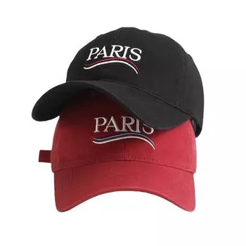 Новая вышитая парижская однотонная английская уличная шляпа с утиным язычком женская парная однотонная модная бейсбольная кепка мужская one size темно-синий