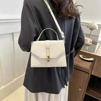 Новая высококачественная и элегантная женская сумка через плечо, повседневная и универсальная, небольшая квадратная сумка