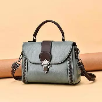 Новая высококачественная кожаная женская сумка, женские сумки через плечо, дизайнерская женская сумка через плечо, женская квадратная сумка