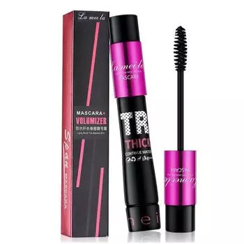 Новая высококачественная натуральная силиконовая кисть для макияжа из шелкового волокна, насадка для наращивания ресниц, толстая керлинговая черная тушь для ресниц, водостойкая косметика чёрный