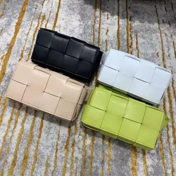 Новая высококачественная текстурированная матовая тканая сумка, нишевая сумка унисекс, универсальная поясная сумка, сумка через плечо, нагрудная сумка 18x11x6cm чёрный