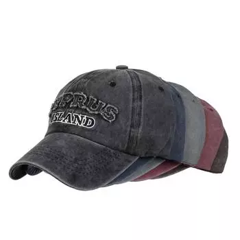 Новая выстиранная бейсболка с вышитыми старыми буквами, мужская и женская, уличное солнцезащитное кепка с утиным язычком, британская ретро-шляпа Adjustable чёрный