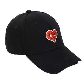 Новая забавная бейсболка с вышитым сердцем в виде папы, летняя бейсболка в стиле Харадзюку Snapback в стиле хип-хоп розовый