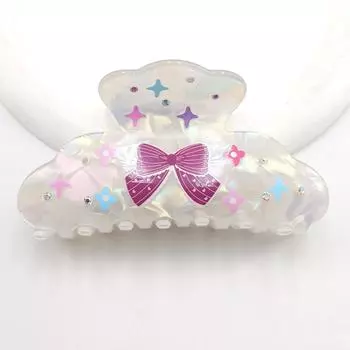 Новая заколка для волос в виде бабочки и цветка со стразами, милая модная креативная заколка-краб для волос, аксессуары для волос для женщин и девушек