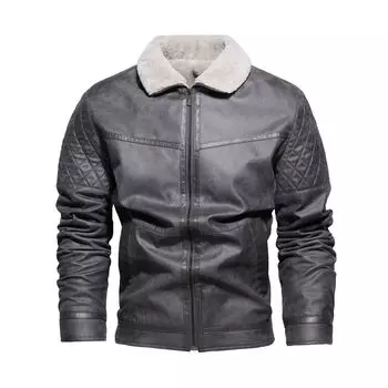 Новая замшевая куртка специально разработана для мужской верхней одежды.. Самая популярная осенняя и зимняя мужская одежда. Замша осень и зима. L