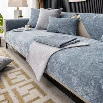 Новая защита для дивана для гостиной, эластичная подушка для дивана 1/2/3, универсальная нескользящая подлокотница для дивана, спинка дивана, полотенце, модный чехол для дивана 70x70cm 1pcs