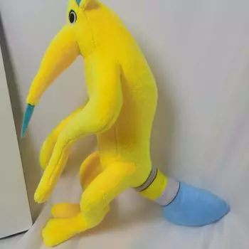 Новая желтая мышь с длинным носом и игольчатым носом из сада плюшевой куклы для сада детского сада Bamban 30cm