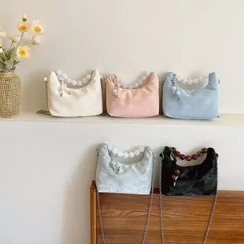 Новая жемчужная сумка в китайском стиле для женщин на лето, новая модная простая сумка через плечо для поездок на работу