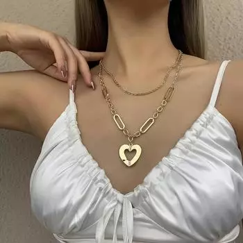 Новая женская цепочка для свитера Ins Wind Titanium Steel, не выцветает, нишевый дизайн, модная цепочка для ключицы, ожерелье из нержавеющей стали