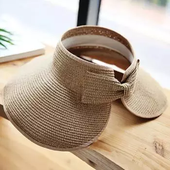 Новая женская летняя шляпа с козырьком, складная шляпа от солнца с широкими полями, пляжные шляпы, соломенная шляпа, пляжная кепка с УФ-защитой синий